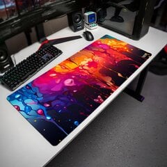 Коврик для мыши Colorful Droplets 90x40 цена и информация | Атрибутика для игроков | pigu.lt