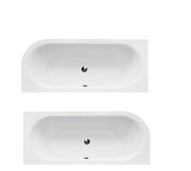 Vonia Besco Avita Slim, 180x80 cm, kairinė kaina ir informacija | Vonios | pigu.lt