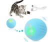 Interaktyvus žaislas katėms Petgravity Smart Cat Ball, mėlynas, 4.3 cm цена и информация | Žaislai katėms | pigu.lt