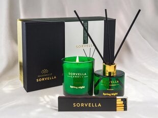 Набор ароматизаторов для дома и ароматических свечей со спичками Premium Sorvella Perfume Spring Night, 120 мл цена и информация | Ароматы для дома | pigu.lt