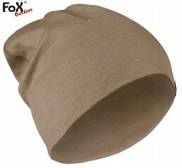Žieminė kepurė, Fox Outdoor, Merino Lite, Coyote kaina ir informacija | Vyriški šalikai, kepurės, pirštinės | pigu.lt
