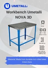 Modulinis suvirinimo stalas Umetalli Nova Workbench Systems kaina ir informacija | Mechaniniai įrankiai | pigu.lt