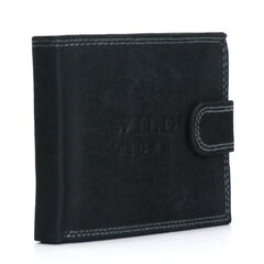 Vyriška odinė piniginė RFID juoda kaina ir informacija | Vyriškos piniginės, kortelių dėklai | pigu.lt