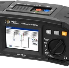 Nešiojamųjų prietaisų testavimo įranga (PAT testeris) PCE-ITE 55B kaina ir informacija | Mechaniniai įrankiai | pigu.lt