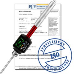 Metalo kietumo matuoklis su ISO sertifikatu PCE-2600N-ICA kaina ir informacija | Mechaniniai įrankiai | pigu.lt