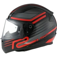 LS2 FF353 RAPID 2 CIRCUIT Черный красный цена и информация | Шлемы для мотоциклистов | pigu.lt