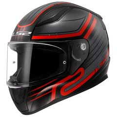LS2 FF353 RAPID 2 CIRCUIT Черный красный цена и информация | Шлемы для мотоциклистов | pigu.lt