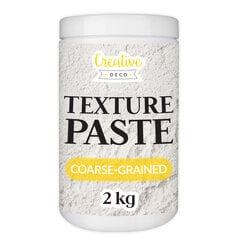 Tekstuurne tekstuuripasta 2kg Creative Deco Balta masė, Modeliavimo pasta, Lengva naudoti 3D efektams kurti kaina ir informacija | Klijai | pigu.lt