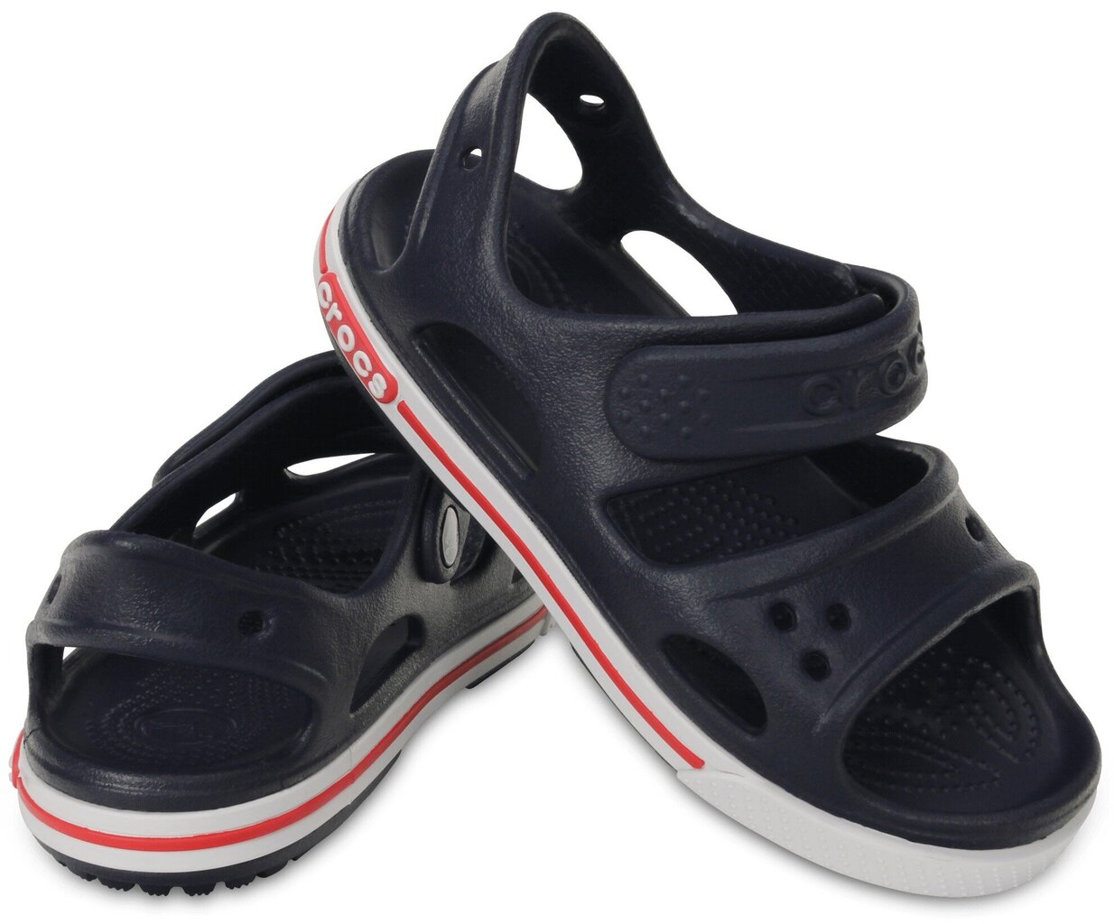Crocs™ basutės vaikams Crocband II Sandal, tamsiai mėlynos kaina ir informacija | Basutės vaikams | pigu.lt