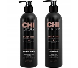 CHI Luxury Shampoo + Conditioner 2x739ml didelis rinkinys kaina ir informacija | Balzamai, kondicionieriai | pigu.lt