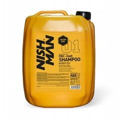 Nishman Pro-Hair Shampoo 5L kaina ir informacija | Šampūnai | pigu.lt