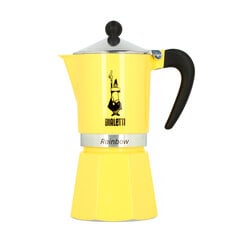 "Bialetti Primavera Rainbow" 6 puodelių geltonos spalvos kaina ir informacija | Priedai kavos aparatams | pigu.lt