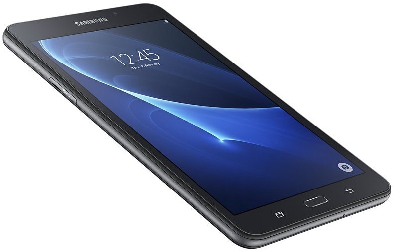 Samsung Galaxy Tab A (2016) T280, 7", WiFi, Juoda цена и информация | Planšetiniai kompiuteriai | pigu.lt