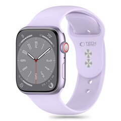 TECH-PROTECT SILIKONINIS APPLE WATCH 4 | 5 | 6 | 7 | 8 | 9 | SE (38 | 40 | 41 MM) ELEGANTIŠKAS VIOLETINIS kaina ir informacija | Išmaniųjų laikrodžių ir apyrankių priedai | pigu.lt