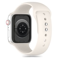 СИЛИКОНОВЫЙ ЗАЩИТНЫЙ ЧЕХОЛ ДЛЯ APPLE WATCH 4 | 5 | 6 | 7 | 8 | 9 | SE (38 | 40 | 41 ММ) STARLIGHT цена и информация | Аксессуары для смарт-часов и браслетов | pigu.lt