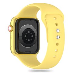 TECH-PROTECT SILIKONINIS APPLE WATCH 4 | 5 | 6 | 7 | 8 | 9 | SE | ULTRA 1 | 2 (42 | 44 | 45 | 49 MM) KANARĖLĖS GELTONOS SPALVOS kaina ir informacija | Išmaniųjų laikrodžių ir apyrankių priedai | pigu.lt