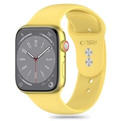 TECH-PROTECT СИЛИКОНОВЫЙ APPLE WATCH 4 | 5 | 6 | 7 | 8 | 9 | SE | ULTRA 1 | 2 (42 | 44 | 45 | 49 ММ) КАНАРЕЕЧНЫЙ ЖЕЛТЫЙ цена и информация | Аксессуары для смарт-часов и браслетов | pigu.lt