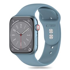 TECH-PROTECT SILIKONINIS APPLE WATCH 4 | 5 | 6 | 7 | 8 | 9 | SE | ULTRA 1 | 2 (42 | 44 | 45 | 49 MM) ŽIEMOS MĖLYNA kaina ir informacija | Išmaniųjų laikrodžių ir apyrankių priedai | pigu.lt