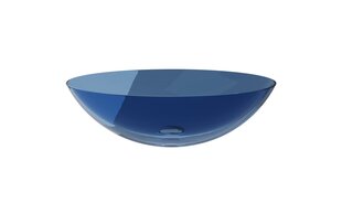 Praustuvas Besco Anya Blue Wave, 50 cm, su chrome sifonu цена и информация | Раковины | pigu.lt