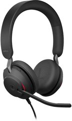 Ausinės Jabra Evolve2 40 SE MS Stereo USB-C kaina ir informacija | Išmanioji technika ir priedai | pigu.lt