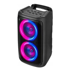 Nešiojama kolonėlė „Bluetooth“ garsiakalbis „Boombox“ mobilusis USB RADIO LED belaidis nešiojamasis MP3 kaina ir informacija | Garso kolonėlės | pigu.lt