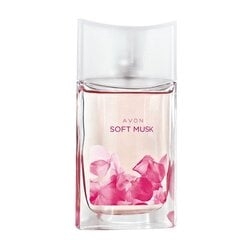 Туалетная вода AVON Soft Musk для женщин с цветочно-фруктовым ароматом, 50мл цена и информация | Женские духи | pigu.lt