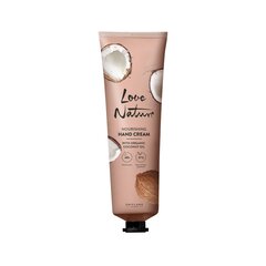 "Oriflame Love Nature" maitinamasis rankų kremas su ekologišku kokosų aliejumi 150 ml kaina ir informacija | Manikiūro, pedikiūro priemonės | pigu.lt