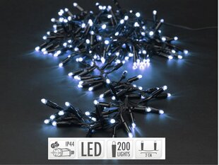 LED girlianda BLACK CW-200 kaina ir informacija | Girliandos | pigu.lt