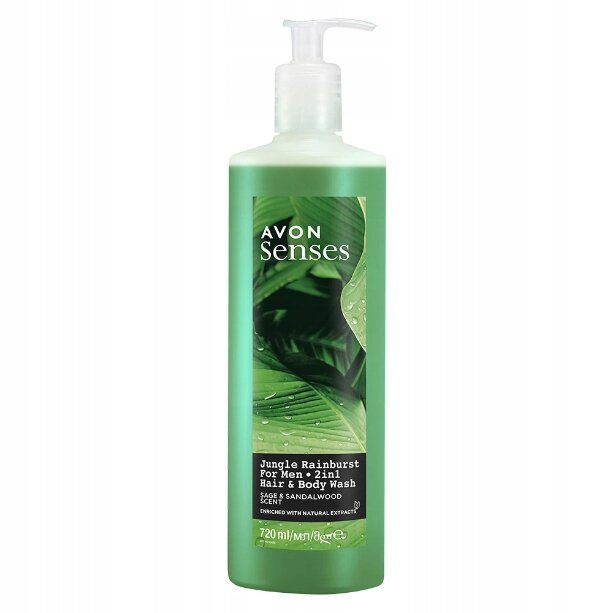 AVON "Jungle Rainburst" dušo želė 720ml kaina ir informacija | Dušo želė, aliejai | pigu.lt