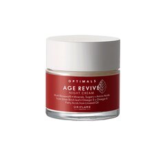 "Oriflame Optimals Age Revive" naktinis kremas - nežinomas 50 ml kaina ir informacija | Veido kaukės, paakių kaukės | pigu.lt