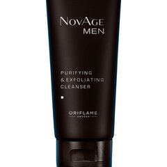 "Oriflame" šveičiamasis veido prausiklis "NovAge Men" 125 ml kaina ir informacija | Dušo želė, aliejai | pigu.lt