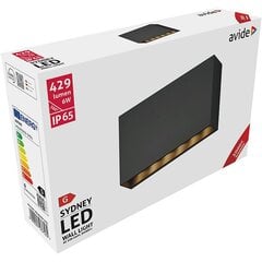 Avide LED lauko sieninis šviestuvas Sydney 6W IP65 kaina ir informacija | Lauko šviestuvai | pigu.lt