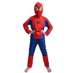 SPIDERMAN 3 dalių kaukės kostiumas 110-120 5/7L kaina ir informacija | Karnavaliniai kostiumai | pigu.lt