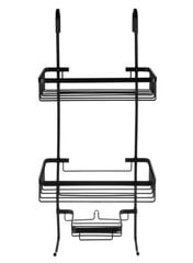 Ruhhy pakabinama dušo lentyna - juoda kaina ir informacija | Vonios kambario aksesuarai | pigu.lt