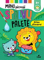 Mano pirmoji spalvų paletė. Afrikos džiaugsmai kaina ir informacija | Spalvinimo knygelės | pigu.lt