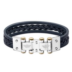 Apyrankė Hinged Police Men Bracelets PEAGB2211624 PEAGB2211624 kaina ir informacija | Kaklo papuošalai | pigu.lt