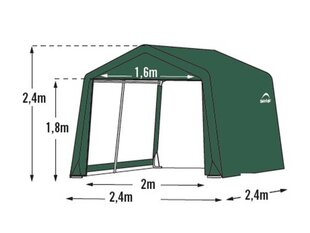 Tentinis sandelis 2,4 x 2,4 m kaina ir informacija | Sodo nameliai, malkinės, pastogės | pigu.lt