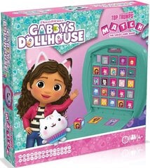 Stalo žaidimas Gabby's Dollhouse Cat's House Top Trumps Gabby's Dollhouse Match kaina ir informacija | Žaislai mergaitėms | pigu.lt