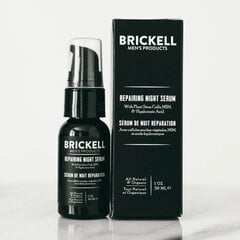 Brickell Men's Anti Aging Repairing Night Face serumas 30 ml kaina ir informacija | Veido aliejai, serumai | pigu.lt