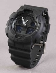 casio g-shock vyriškas laikrodis ga-100-1a1er (zd135a) kaina ir informacija | Vyriški laikrodžiai | pigu.lt