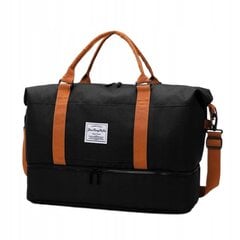Kelioninis krepšys su kosmetine Rivex, juodas kaina ir informacija | Lagaminai, kelioniniai krepšiai | pigu.lt