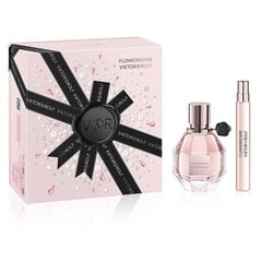 Kosmetikos rinkinys Viktor & Rolf Flowerbomb EDP moterims: kvapusis vanduo 50 ml + kvapusis vanduo 10 ml цена и информация | Женские духи | pigu.lt