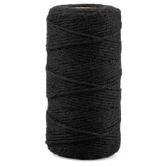 Macrame medvilninė virvutė, 2 mm, 100 m, 3 vnt. kaina ir informacija | Nėrimo priemonės | pigu.lt