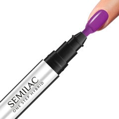 Hibridinis nagų lako žymeklis Semilac One Step Nail Marker, S760 Hyacinth Violet, 3 ml kaina ir informacija | Nagų lakai, stiprintojai | pigu.lt