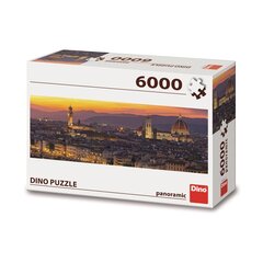 Dino panoraminis galvosūkis 6000 tk auksinis ugnis kaina ir informacija | Dėlionės (puzzle) | pigu.lt