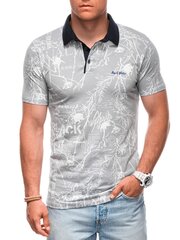 Polo vyrams edoti pilka 126621-7 kaina ir informacija | Vyriški marškinėliai | pigu.lt