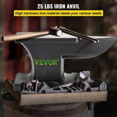 Priekalas Vevor, 29x12x14 cm, 11 kg kaina ir informacija | Mechaniniai įrankiai | pigu.lt