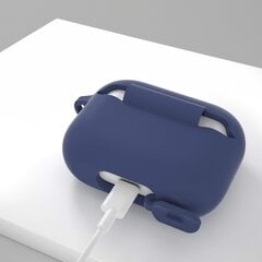 Dėklas Ausinėms Silicone Case For Apple Airpods Pro 1 + Karabinas цена и информация | Аксессуары для наушников | pigu.lt