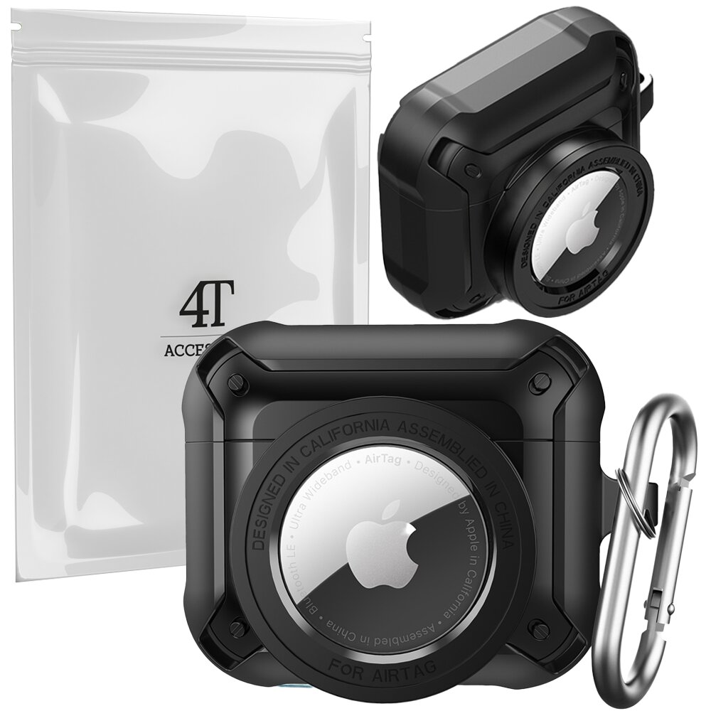 Dėklas Ausinėms TPU Case For Apple Airpods Pro 1 + Karabinas + Airtag kaina ir informacija | Ausinių aksesuarai | pigu.lt