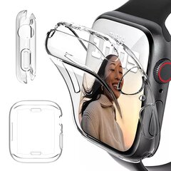 Dėklas skirta Apple Watch 4TechGoods modeliui 3 2 1 42 mm Clear kaina ir informacija | Išmaniųjų laikrodžių ir apyrankių priedai | pigu.lt